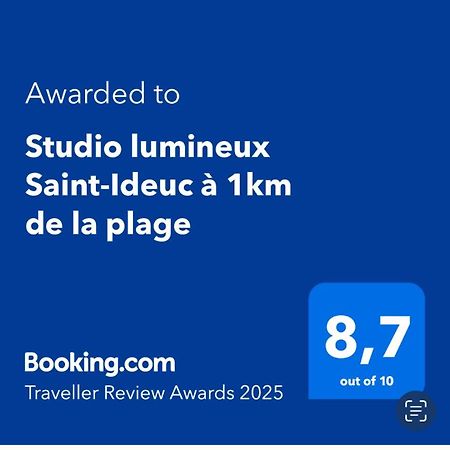 Studio Lumineux Saint-Ideuc A 1Km De La Plage Exterior foto
